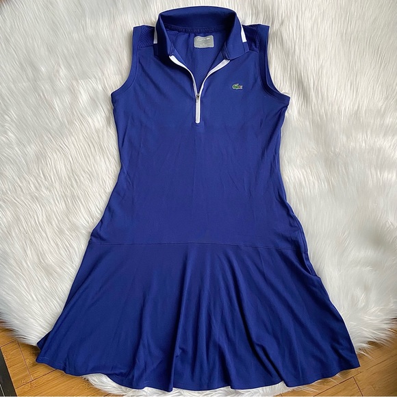 Lacoste Dresses Lacoste Sport Blue Tennis Dress 4 Poshmark